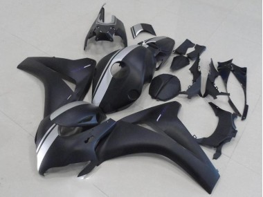 Noir Mat et Argent Carénage Moto Honda CBR 1000 RR 2008-2011