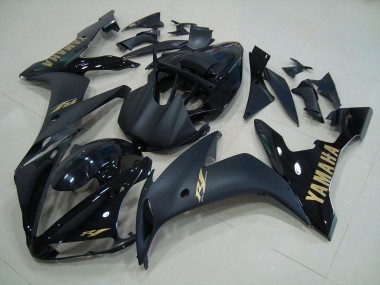 Noir Matte Or Carénage Moto Yamaha R1 2004-2006