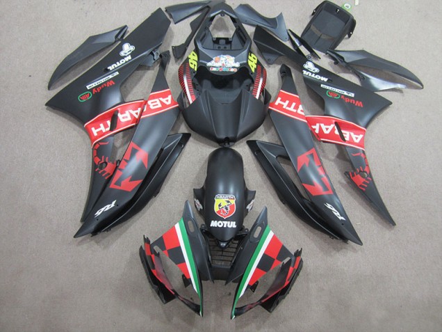 Noir Motul 46 Carénage Moto Yamaha R6 2006-2007 Noir Motul 46 Carénage Moto Yamaha R6 2006-2007