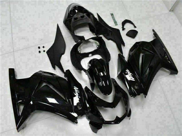 Noir Ninja Carénage Moto Kawasaki EX250 2008-2012 Noir Ninja Carénage Moto Kawasaki EX250 2008-2012