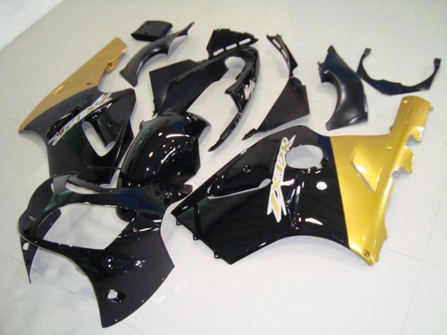 Noir Or Carénage Moto Kawasaki ZX12R 2000-2001 Noir Or Carénage Moto Kawasaki ZX12R 2000-2001