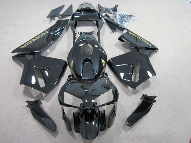 Noir Or Décalque Carénage Moto Honda CBR 600 RR 2005-2006 Noir Or Décalque Carénage Moto Honda CBR 600 RR 2005-2006
