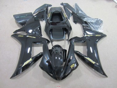 Noir Or Décalque Carénage Moto Yamaha R1 2002-2003