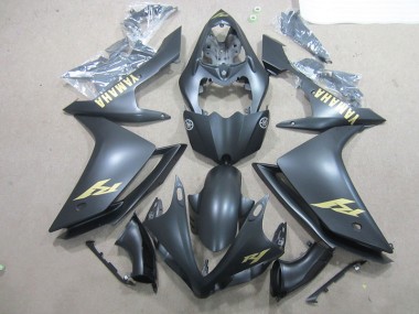 Noir Or Décalque Carénage Moto Yamaha R1 2007-2008