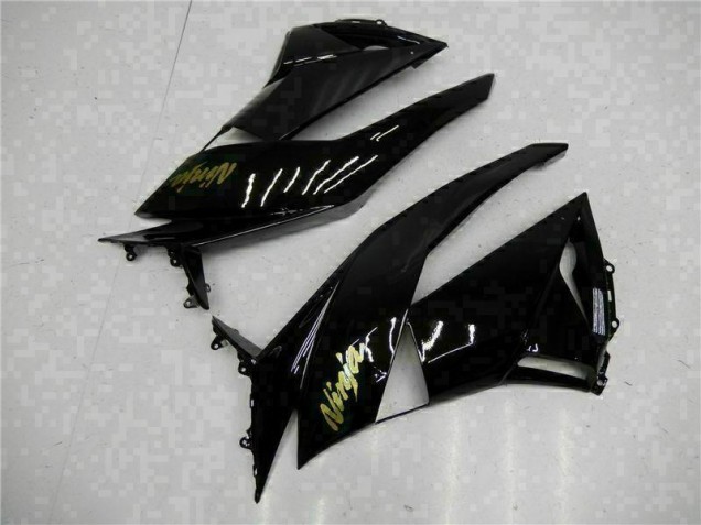 Noir Or Ninja Carénage Moto Kawasaki ZX6R 2009-2012 Noir Or Ninja Carénage Moto Kawasaki ZX6R 2009-2012