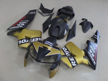Noir Or Repsol Carénage Moto Honda CBR 600 RR 2005-2006