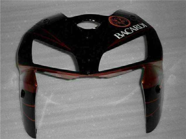 Noir Orange BACARDI Carénage Moto Honda CBR 600 RR 2005-2006 Noir Orange BACARDI Carénage Moto Honda CBR 600 RR 2005-2006