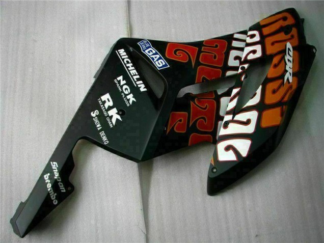 Noir Orange Carénage Moto Honda CBR 1000 RR 2004-2005 Noir Orange Carénage Moto Honda CBR 1000 RR 2004-2005