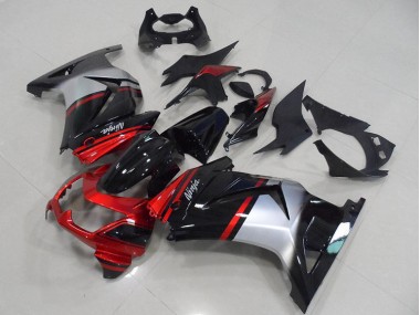 Noir Orange Carénage Moto Kawasaki ZX 250R 2008-2012