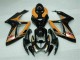 Noir Orange Carénage Moto Suzuki GSXR 600 / 750 K6 2006-2007 Noir Orange Carénage Moto Suzuki GSXR 600 / 750 K6 2006-2007