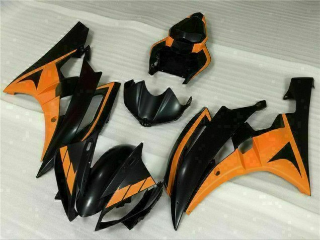 Noir Orange Carénage Moto Yamaha R6 2006-2007 Noir Orange Carénage Moto Yamaha R6 2006-2007