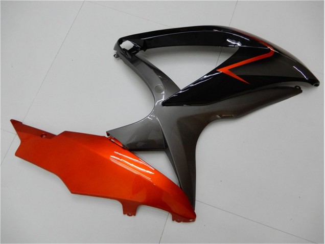 Noir Orange Gris Carénage Moto Suzuki GSXR 600 / 750 K8 2008-2010 Noir Orange Gris Carénage Moto Suzuki GSXR 600 / 750 K8 2008-2010