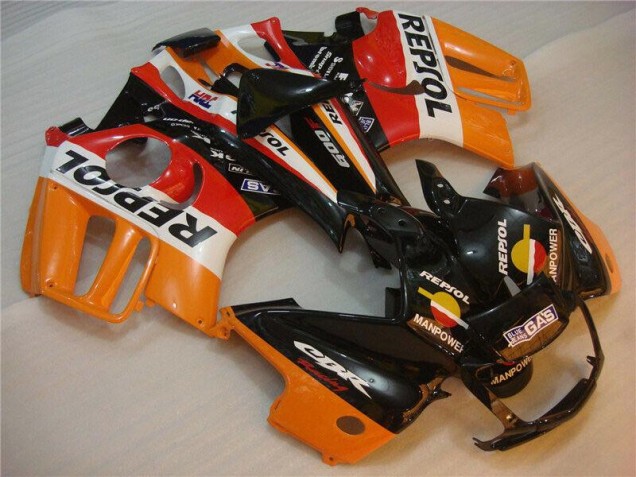 Noir Orange Repsol Carénage Moto Honda CBR 600 F3 1995-1998 Noir Orange Repsol Carénage Moto Honda CBR 600 F3 1995-1998