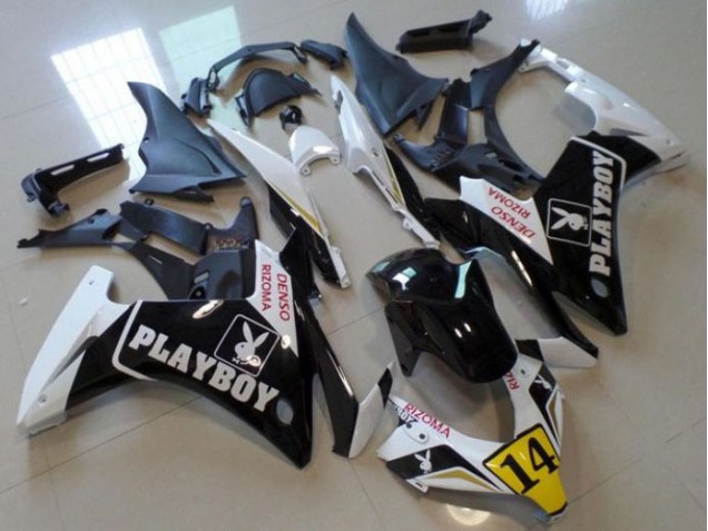 Noir Playboy 14 Carénage Moto Honda CBR 500 RR 2013-2015 Noir Playboy 14 Carénage Moto Honda CBR 500 RR 2013-2015