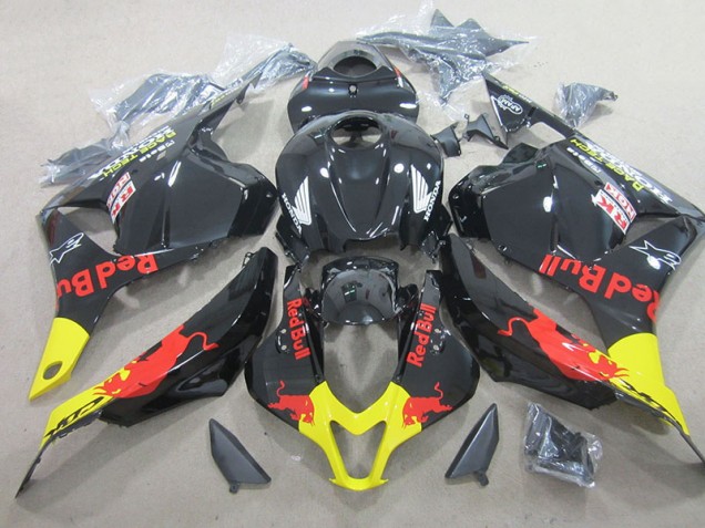 Noir Red Bull Carénages Moto Honda CBR 600 RR 2009-2012