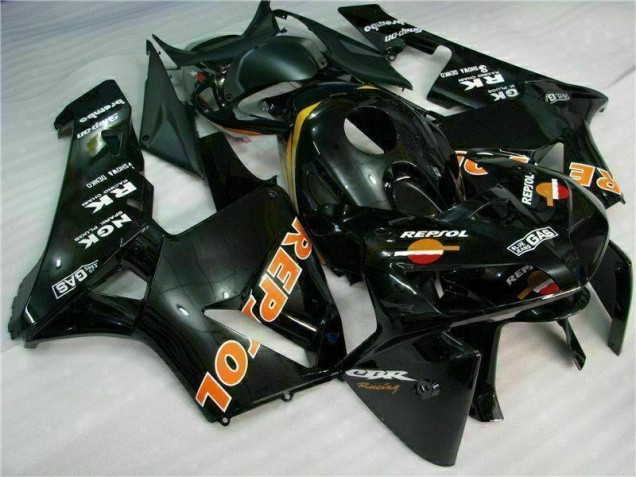 Noir Repsol Carénage Moto Honda CBR 600 RR 2005-2006 Noir Repsol Carénage Moto Honda CBR 600 RR 2005-2006