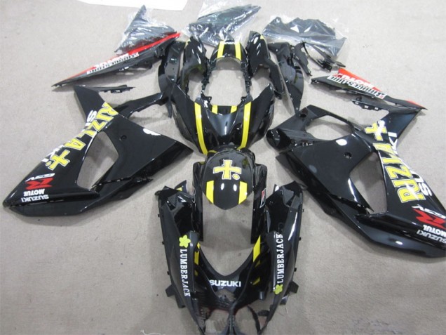 Noir Rizla Lumber Jack Carénage Moto Suzuki GSXR 1000 K9 2009-2016