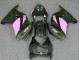 Noir Rose Ninja Carénage Moto Kawasaki EX250 2008-2012 Noir Rose Ninja Carénage Moto Kawasaki EX250 2008-2012