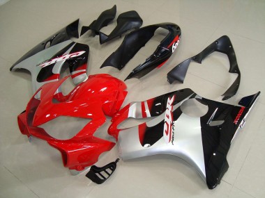 Noir Rouge Argent Carénage Moto Honda CBR 600 F4i 2004-2007