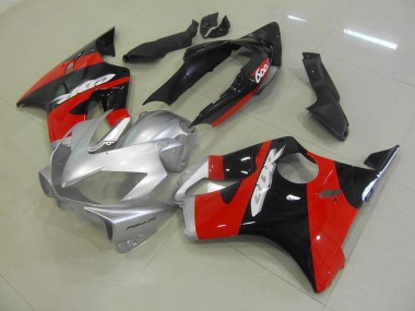 Noir Rouge Argent Carénages Moto Honda CBR 600 F4i 2004-2007
