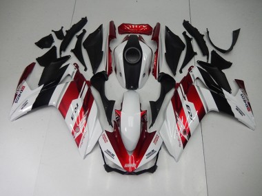 Noir Rouge Blanc Carénage Moto Yamaha R3 2015-2022
