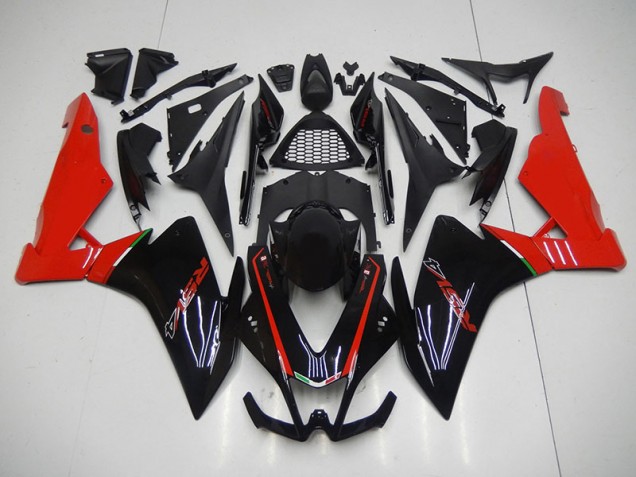 Noir Rouge Carénage Moto Aprilia RSV4 2009-2015 Noir Rouge Carénage Moto Aprilia RSV4 2009-2015