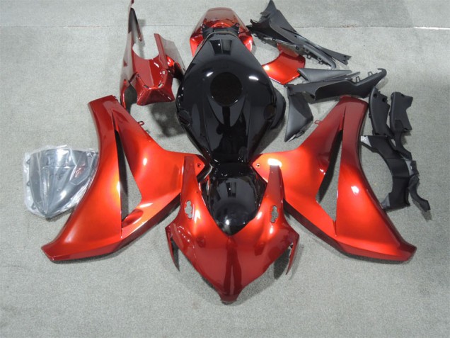 Noir Rouge Carénage Moto Honda CBR 1000 RR 2008-2011 Noir Rouge Carénage Moto Honda CBR 1000 RR 2008-2011