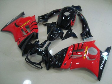 Noir Rouge Carénage Moto Honda CBR 600 F3 1995-1998