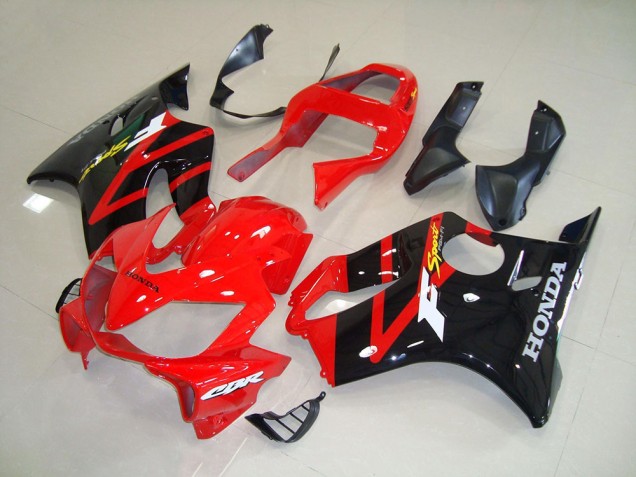 Noir Rouge Carénage Moto Honda CBR 600 F4i 2001-2003 Noir Rouge Carénage Moto Honda CBR 600 F4i 2001-2003