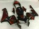 Noir Rouge Carénage Moto Honda CBR 600 RR 2003-2004 Noir Rouge Carénage Moto Honda CBR 600 RR 2003-2004