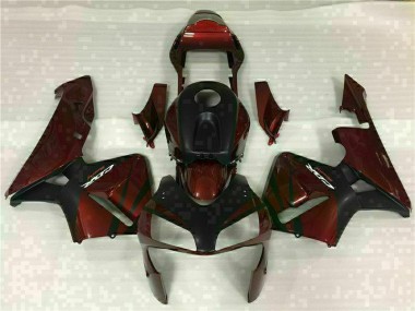 Noir Rouge Carénage Moto Honda CBR 600 RR 2003-2004
