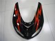 Noir Rouge Carénage Moto Kawasaki ZX10R 2006-2007 Noir Rouge Carénage Moto Kawasaki ZX10R 2006-2007