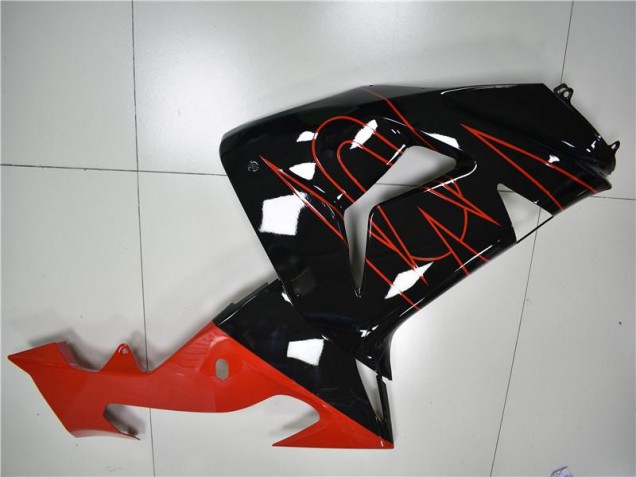 Noir Rouge Carénage Moto Kawasaki ZX10R 2006-2007 Noir Rouge Carénage Moto Kawasaki ZX10R 2006-2007