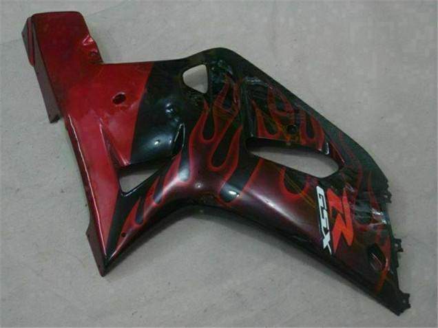 Noir Rouge Carénage Moto Suzuki GSXR 600 / 750 K1 K2 K3 2001-2003 Noir Rouge Carénage Moto Suzuki GSXR 600 / 750 K1 K2 K3 2001-2003