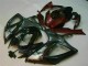 Noir Rouge Carénage Moto Suzuki GSXR 600 / 750 K6 2006-2007 Noir Rouge Carénage Moto Suzuki GSXR 600 / 750 K6 2006-2007