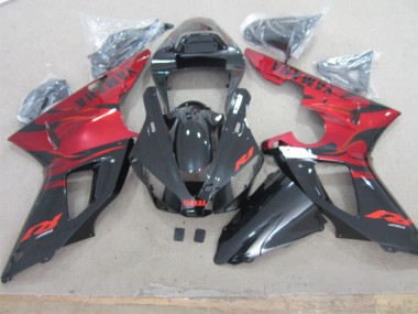 Noir Rouge Carénage Moto Yamaha R1 2000-2001