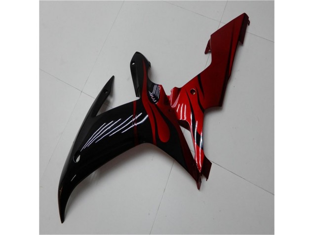Noir Rouge Carénage Moto Yamaha R1 2002-2003 Noir Rouge Carénage Moto Yamaha R1 2002-2003