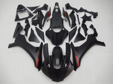 Noir Rouge Carénage Moto Yamaha R1 2015-2019