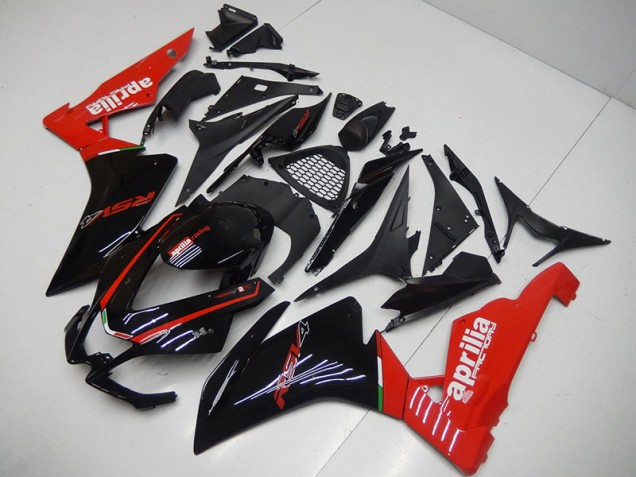 Noir Rouge Carénages Moto Aprilia RSV4 2009-2015 Noir Rouge Carénages Moto Aprilia RSV4 2009-2015