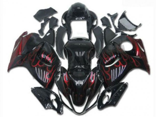 Noir Rouge Carénages Moto & Carrosserie Suzuki GSXR 1300 Hayabusa 2008-2019 Noir Rouge Carénages Moto & Carrosserie Suzuki GSXR 1300 Hayabusa 2008-2019