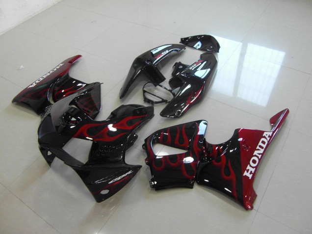 Noir Rouge Carénages Moto Honda CBR 900 RR 919 1998-1999 Noir Rouge Carénages Moto Honda CBR 900 RR 919 1998-1999
