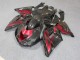Noir Rouge Carénages Moto Kawasaki ZX14R ZZR 1400 2006-2011 Noir Rouge Carénages Moto Kawasaki ZX14R ZZR 1400 2006-2011