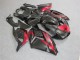 Noir Rouge Carénages Moto Kawasaki ZX14R ZZR 1400 2006-2011 Noir Rouge Carénages Moto Kawasaki ZX14R ZZR 1400 2006-2011