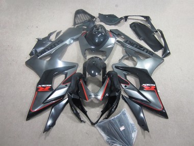 Noir Rouge Carénages Moto Suzuki GSXR 1000 K5 2005-2006