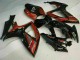 Noir Rouge Carénages Moto Suzuki GSXR 600 / 750 K6 2006-2007 Noir Rouge Carénages Moto Suzuki GSXR 600 / 750 K6 2006-2007