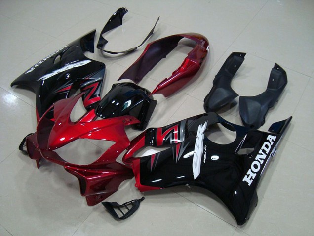 Noir Rouge Carrosserie Moto Honda CBR 600 F4i 2004-2007 Noir Rouge Carrosserie Moto Honda CBR 600 F4i 2004-2007