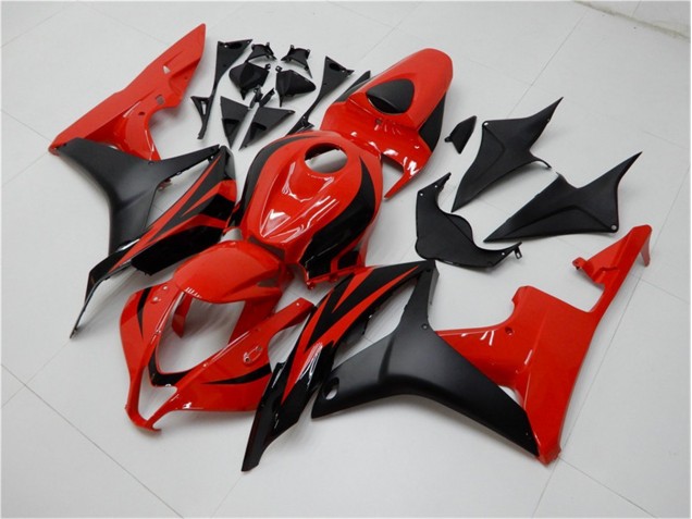 Noir Rouge Carrosserie Moto Honda CBR 600 RR 2007-2008 Noir Rouge Carrosserie Moto Honda CBR 600 RR 2007-2008