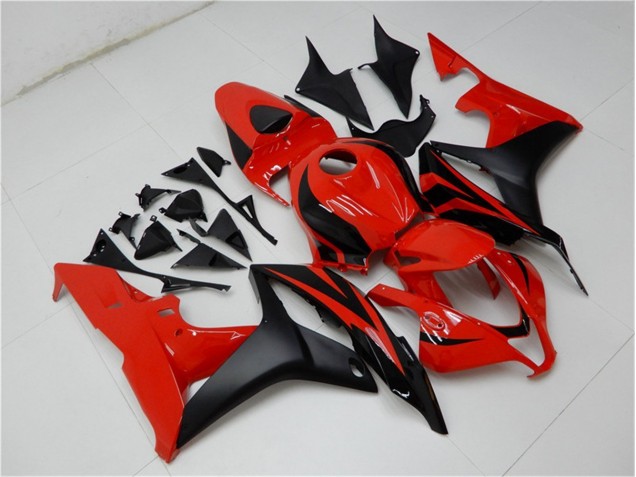 Noir Rouge Carrosserie Moto Honda CBR 600 RR 2007-2008 Noir Rouge Carrosserie Moto Honda CBR 600 RR 2007-2008