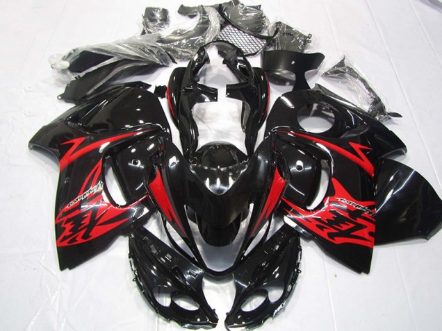Noir Rouge Carrosserie Moto Suzuki GSXR 1300 Hayabusa 2008-2019 Noir Rouge Carrosserie Moto Suzuki GSXR 1300 Hayabusa 2008-2019