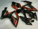 Noir Rouge Carrosserie Moto Suzuki GSXR 600 / 750 K6 2006-2007 Noir Rouge Carrosserie Moto Suzuki GSXR 600 / 750 K6 2006-2007
